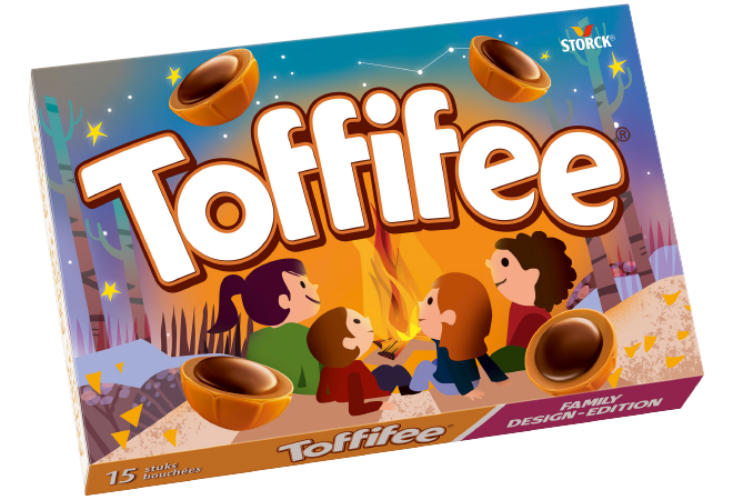 Toffifee Kampvuur Design